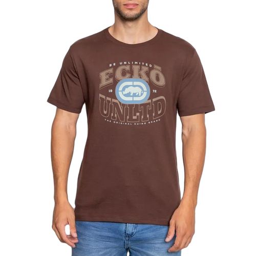 Camiseta Masculina Ecko Be Unlimited - MARROM-EK136-